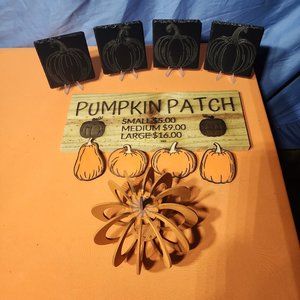 Fall Pumpkin Coasters
